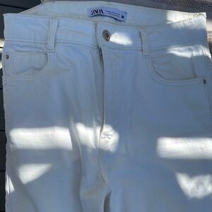 Zara White Jeans